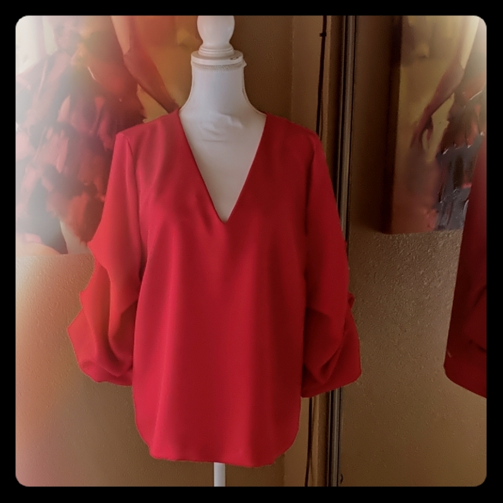 H&M Red Blouse